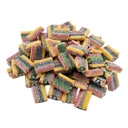 Vidal Rainbow Licorice Bricks 1 Lb