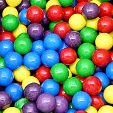 Dubble Bubble 1 Inch Charms Blow Pop Inside Outs Gumballs 5 lb