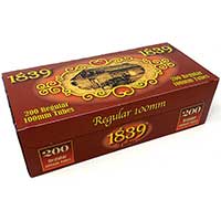 1839 Red 100 Cigarette Tubes 200ct 