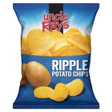 Uncle Rays Potato Chips Rippled 4.5oz 10ct