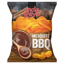 Uncle Rays Potato Chips Mesquite BBQ 4.5oz 10ct