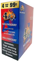 4 Kings Cigarillos Melonberry 15ct 