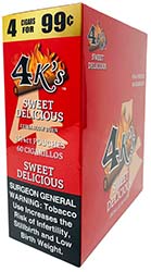 4 Kings Cigarillos Sweet Delicious 15ct 