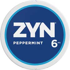 ZYN Nicotine Pouches Peppermint 6mg 5ct