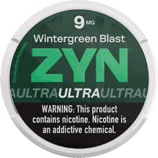 ZYN Ultra Nicotine Pouches Wintergreen 9mg 5ct