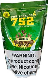 752 Degrees Green 6oz Pipe Tobacco 