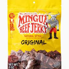 Mingua Mild Jerky 3oz Bag