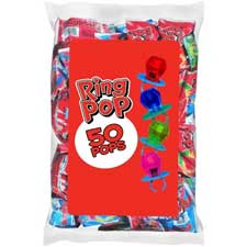 Ring Pops Assorted 50ct Bag