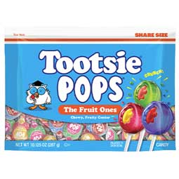 Tootsie Roll Halloween Pops The Fruit Ones 10.125oz Bag