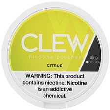 CLEW Nicotine Pouches Citrus 3mg 5ct