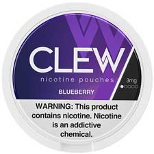 CLEW Nicotine Pouches Blueberry 3mg 5ct