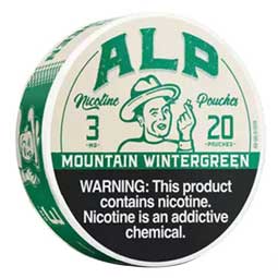 ALP Nicotine Pouches Mountain Wintergreen 3mg 5ct 