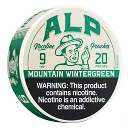 ALP Nicotine Pouches Mountain Wintergreen 9mg 5ct 