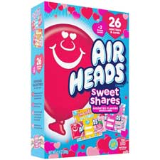 Airheads Mini Bars Valentine Exchange Boxes 26ct 
