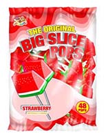 Alberts Big Slice Strawberry Pops 48ct Bag 