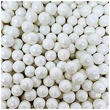 Alberts Color Splash Mini Gumballs Shimmer White 2lb 