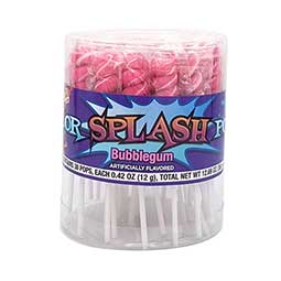 Alberts Color Splash Pops Bubblegum 30ct Tub 