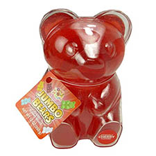 Alberts Giant Gummy Bear Cherry 12oz 