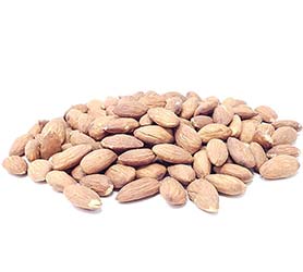 Almonds Roasted Unsalted 1 Lb 