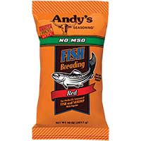 Andys Seasoning Red Fish No MSG Breading 10oz Bag 