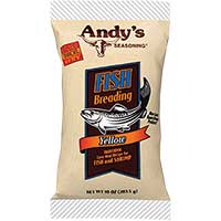 Andys Seasoning Yellow Fish Breading 10oz Bag 