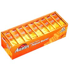 Austin Peanut Butter Cheese Crackers 45ct 