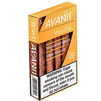 Avanti Vanilla Cigars 10 5PKS 