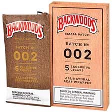 Backwoods Cigars Small Batch 002 5 Exclusive Cigars 