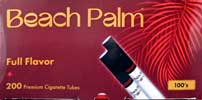 Beach Palm Cigarette Tubes Full Flavor 100s 200ct Box 