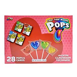 Bee Creative Color Your Mouth Pops With Cards 6.9oz Box 