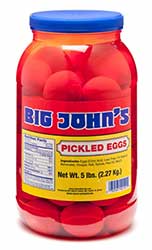 Big Johns Pickled Eggs Gallon 