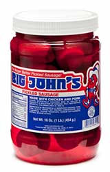 Big Johns Pickled Sausage Quart 