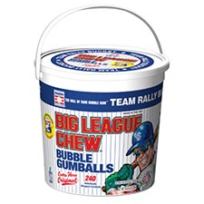 Big League Chew Bubble Gumballs 240ct Tub 