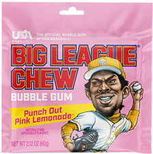 Big League Chew Punch Out Pink Lemonade 12ct Box 
