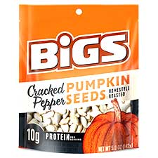 Bigs Pumpkin Seeds Cracked Pepper 5oz Bag 