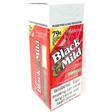 Black and Mild Sweets Cigars 25ct Box Pre Priced 