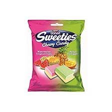 Bonart Sweeties Tropical Fruits Chewy Candy 7oz Bag 