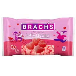 Brachs Cinnamon Jelly Hearts 12oz Bag 