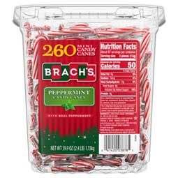 Brachs Mini Candy Canes 260ct Tub 