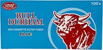 Bull Durham Cigarette Tubes Blue 100 200ct 