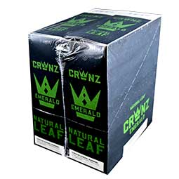 CRWNZ Natural Leaf Cigars Emerald 30ct 2pk 