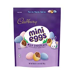 Cadbury Milk Chocolate Coated Mini Eggs With Sugar Shell 28oz Bag 