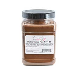 Candy Retailer Cocoa Powder Dutch 1 Lb Jar 