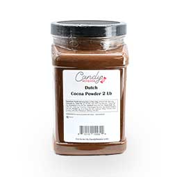 Candy Retailer Cocoa Powder Dutch 2 Lb Jar 