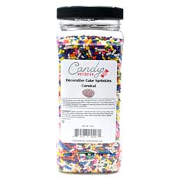 Candy Retailer Decorative Cake Sprinkles Carnival 16oz 