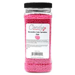 Candy Retailer Decorative Cake Sprinkles Pink 16oz 