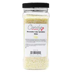 Candy Retailer Decorative Cake Sprinkles White 16oz 
