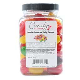 Candy Retailer Jumbo Jelly Beans Assorted 1 Lb 