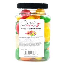 Candy Retailer Jumbo Jelly Beans Spiced 1 Lb 