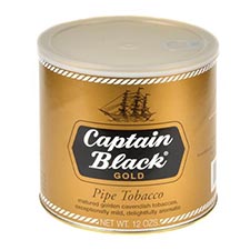 Captain Black Pipe Tobacco Gold 12oz Can 